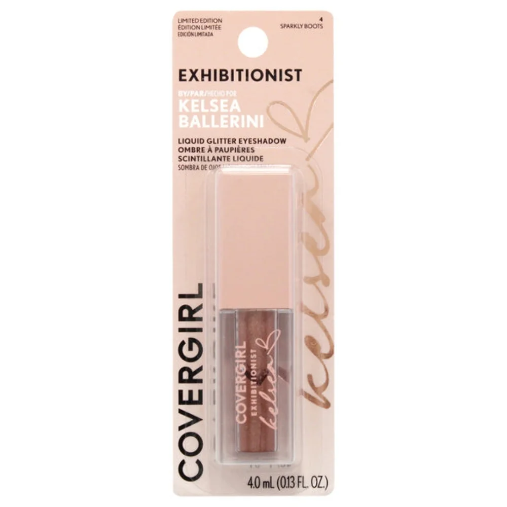 4 x Covergirl Exhibitionist Liquid Glitter Eyeshadow, 4 Sparkly Boots